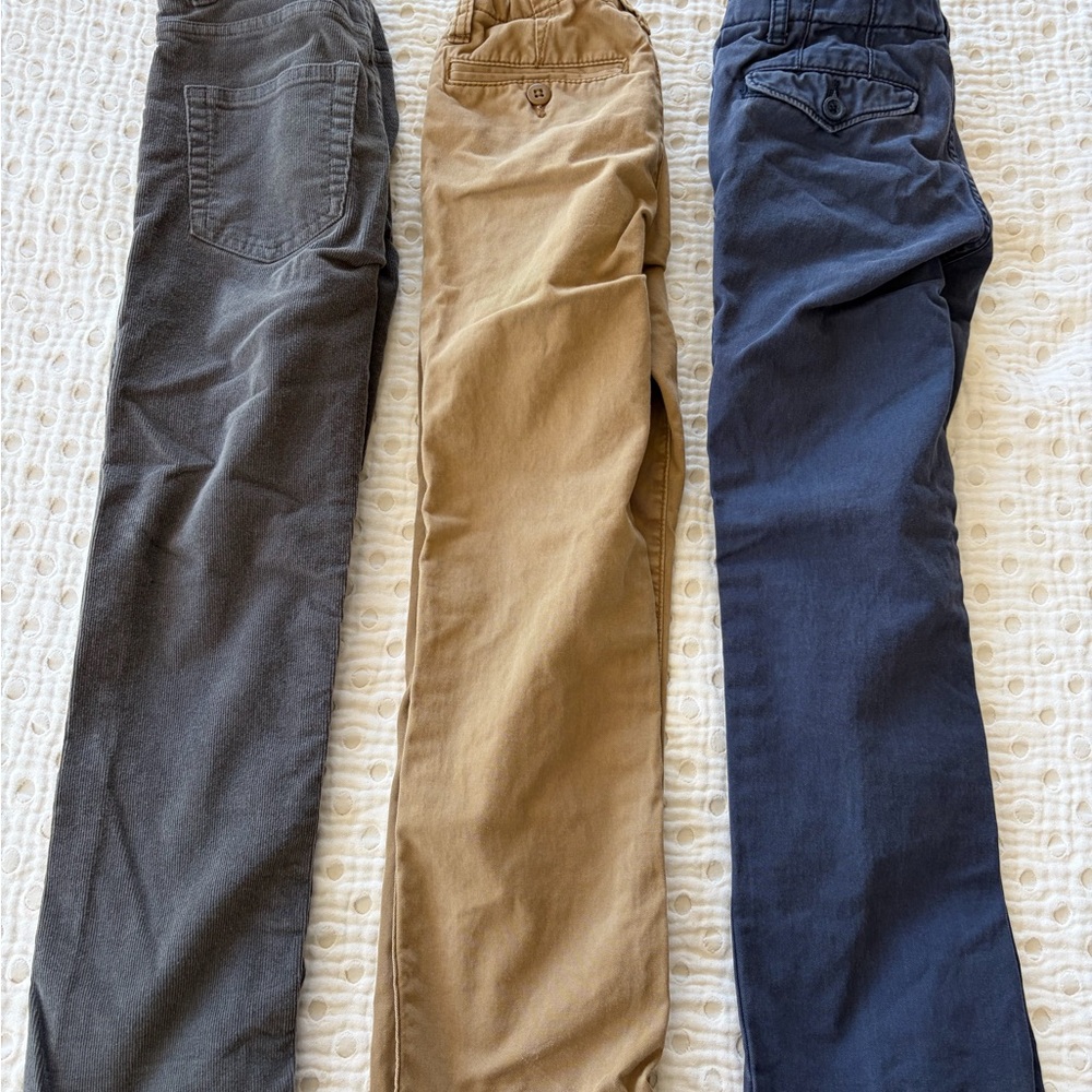 GAP Kids Skinny Stretch Pants in Charcoal Gray